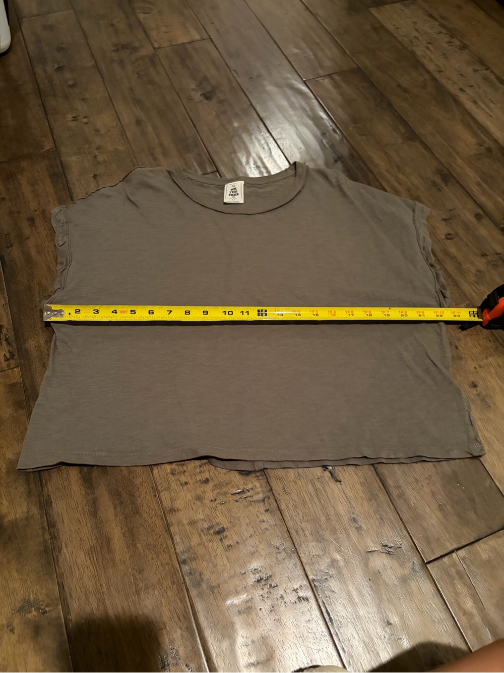 Free People Soft Olive Boxy Tee - Picture 5 of 6
